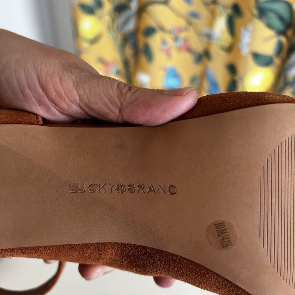 Lucky Brand Kalicia D'Orsay Pumps, Caramel, Women's 10M - Picture 7 of 9